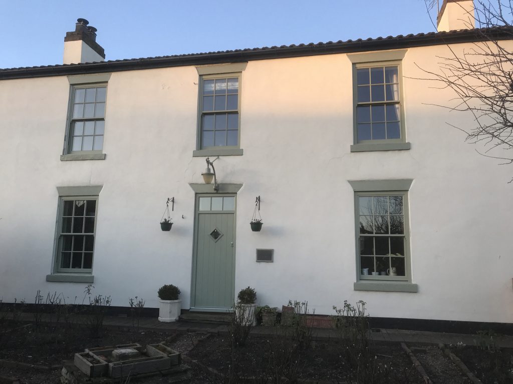 grey sash windows